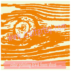 Color Printed EVA Foam Sheet With Tree